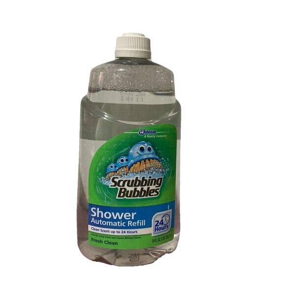 Scrubbing Bubbles Automatic Shower Cleaner Refill 34 oz Fresh Clean Scent - Picture 6 of 6